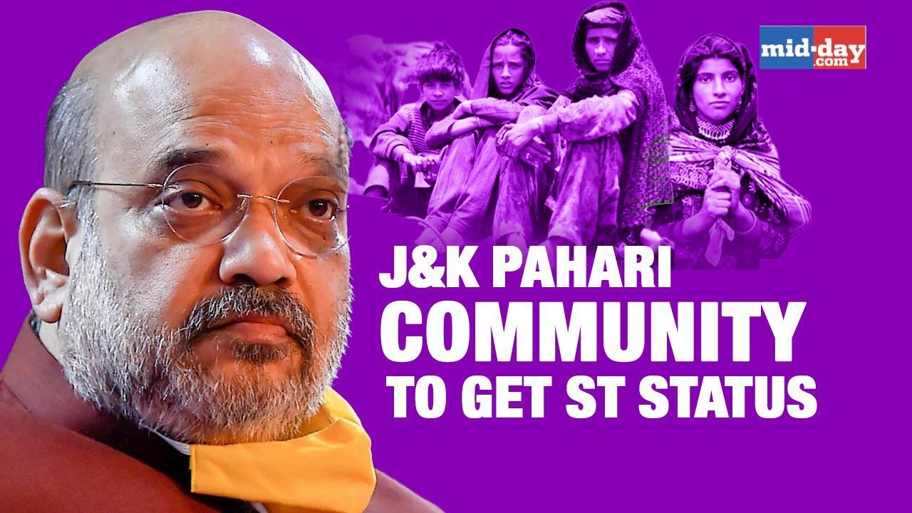 Amit Shah promises ST Quota For Pahari community in Jammu & Kashmir